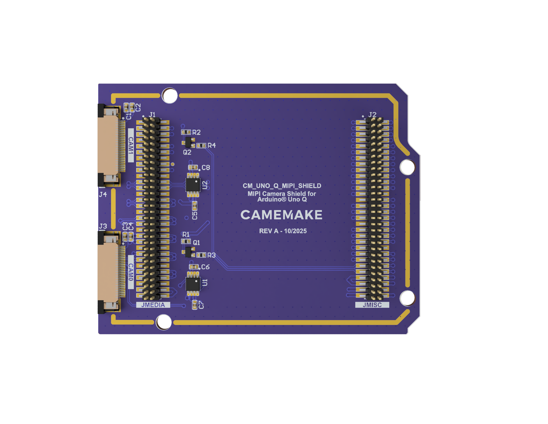 Camemake Arduino UNO Q Shield